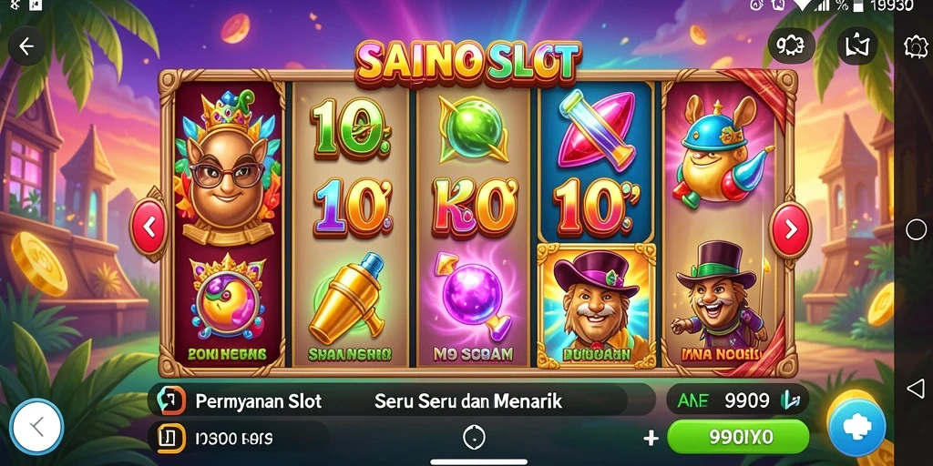 Tampilan gameplay Slot yang menarik dan seru.