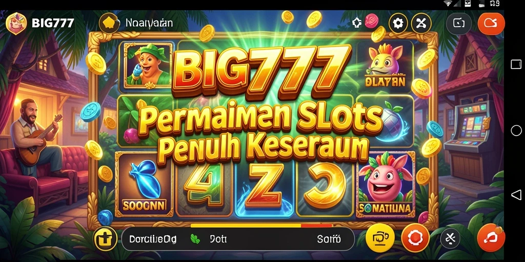 Screenshot utama BIG777 menampilkan gameplay Slot yang menarik dan seru.