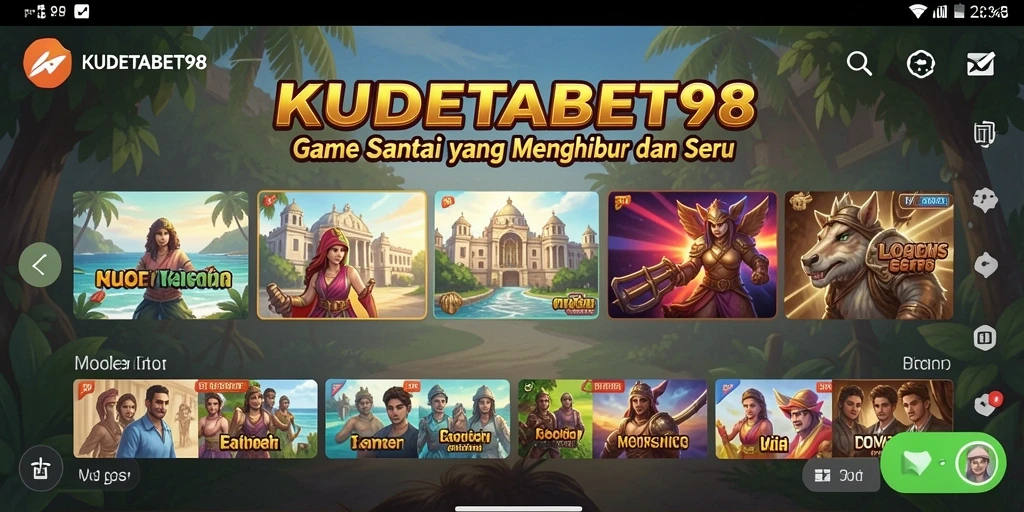 Tampilan menarik dari gameplay KUDETABET98 yang seru.