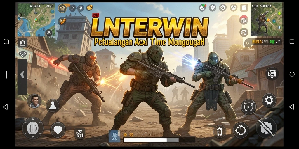 Tangkapan layar gameplay LNTERWIN yang menampilkan aksi seru di dunia ARPG.